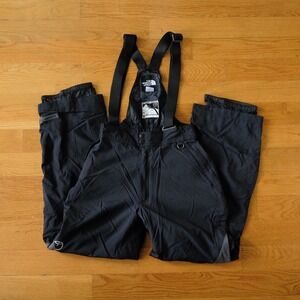 Vintage 90s The North Face Steep Tech Men's Ski Snowboard Bib Pants Black S